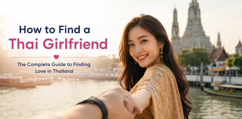 How to Find a Thai Girlfriend in Thailand Beautiful Thai woman smiling in Bangkok, Thailand, representing a guide on how to find a Thai girlfriend.